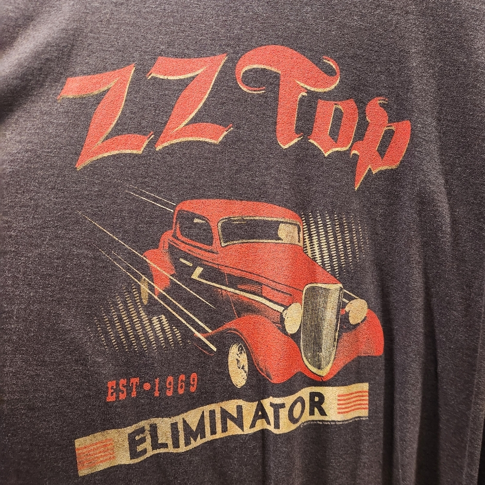 ZZ Top Graphic Men's Gray T-Shirt